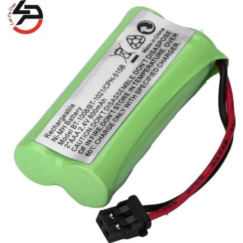 Laipuduo 2.4V 800mAh Cordless Phone Rechargeable Ni-MH Battery For Uniden BT-1008 BT1008 BT-1016 DCX-200 DCX210