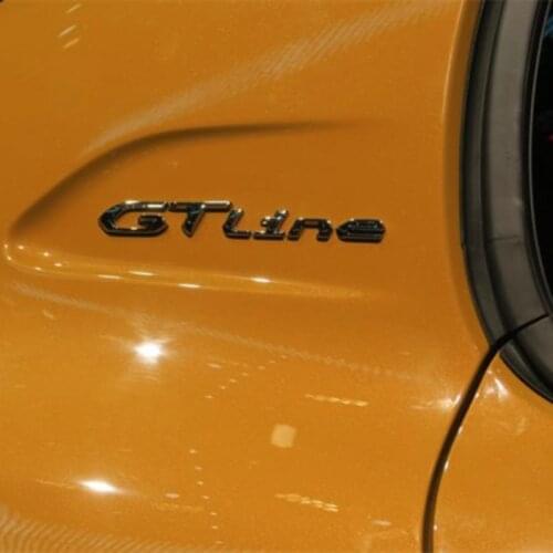 Car 3D Metal Stickers Tuning Atuo Emblem Sticker GT line Sticker For Peugeot 308 306 106 206 205 208 Car Styling Body Stylish