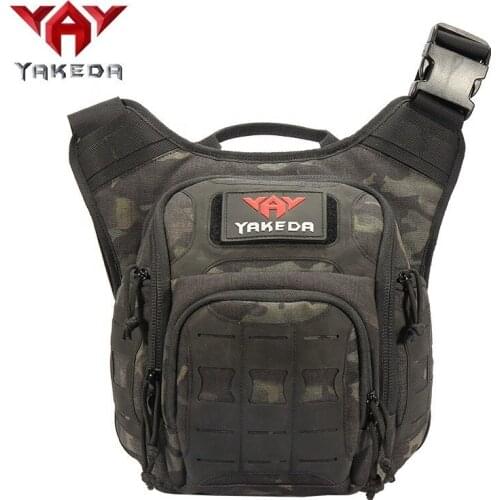 Yakeda Outdoor Multi-functional Military Shoulder Bag Tactical Waterproof Travel Messenger Sling Bag