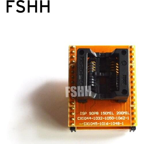 CX1045 CX1016 CX1048-1 adapter module can be used after modification 208mil SOP8 to DIP8 adapter Pitch=1.27mm