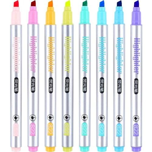 Highlighters Set of 48,Colored Markers and Beautiful Combination Set Liquid Ink Fast Drying Not Easy To Fade Pastel Highlighter