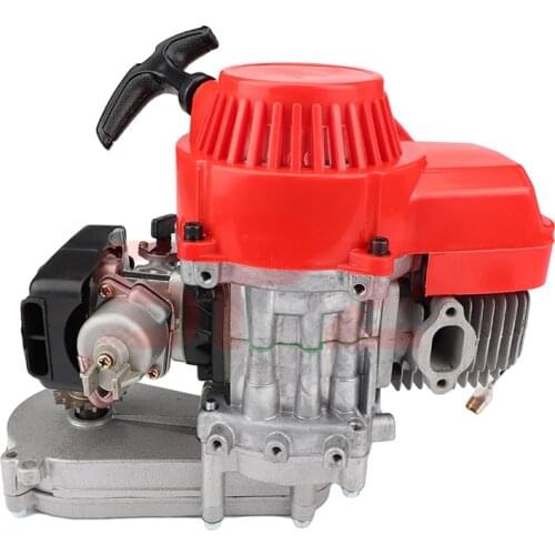 49CC single-cylinder two-stroke gasoline engine with gearbox plastic easy pull suitable for mini motorcycle Xiaolia off-road