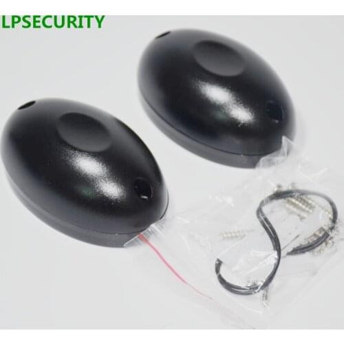 LPSECURITY Perimeter Burglar Alarm single one beam Egg shaped active infrared detector IR Sensor photo eye work with alarm host