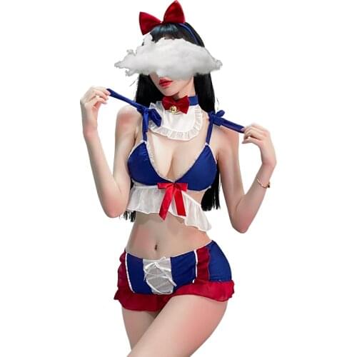 Sexy Women Underwear 18+ Hot Lingerie Lace Teddies Bodysuits Porno Costumes Bra Panty Maid Bikini Anime Cosplay Uniform for Sex