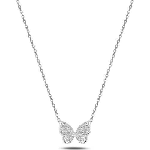 Silver Butterfly Necklace