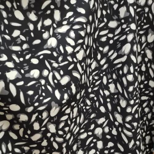 Chiffon Leopard Fabric Material Stretchy Dropping Breathable DIY Craft Tissue Cosplay Material 1 Yard