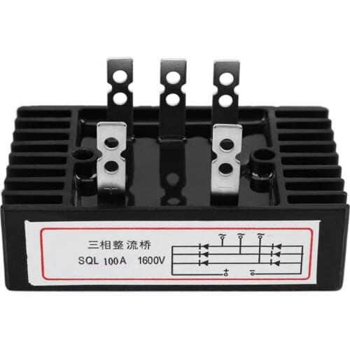 SQL100A 1600V Three Phase Diode Generator Diode Rectifier Bridge Bridge Rectifier AC to DC Kits For Generator