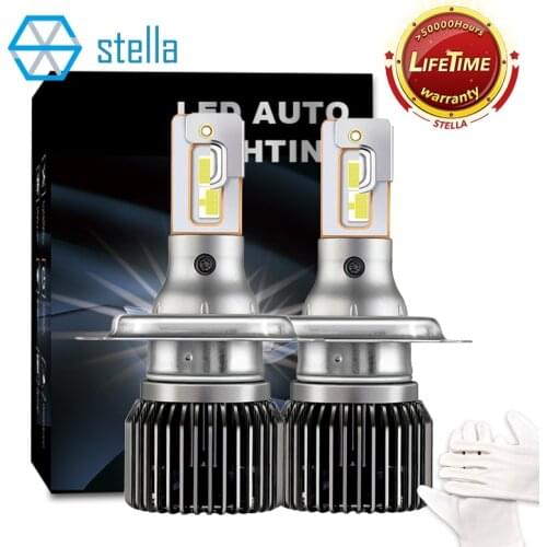 Stella 9 chips LED Headlight H7 led Canbus H4 H1 Fog Lamps H11 Light Bulbs for Auto 9005 9006 hi/lo Beam for Car 70W 25000LM 12V