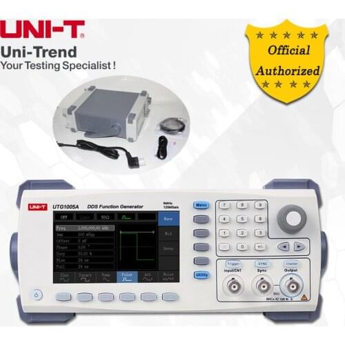 UNI-T UTG1005A Function/Arbitrary Waveform Generator; 5MHz Channel bandwidth, 125MS/s Sampling rate, USB communication