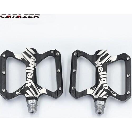 Bicycle Accessories Wellgo B242 Aluminum Alloy Ultralight Sealed Bearing Road Mountain Folding Bike Pedals Bicycle Part