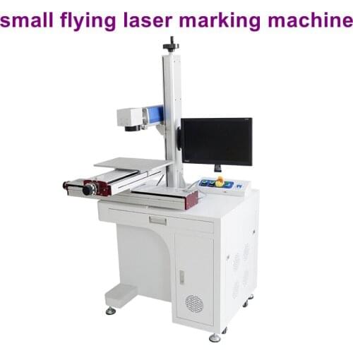 Fiber Laser Marking Machine with slide table for marking big size materials