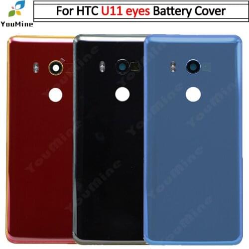For HTC U11 EYEs Back Battery Cover Rear Door Housing Case For HTC U11 EYEs Battery Cover With Camera Lens Replacement