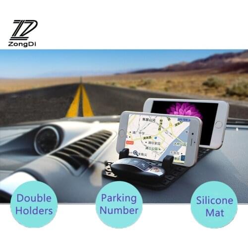 ZD 1X Car multifunction phone stand Dashboard Non-slip mat For Audi a3 a4 a5 a6 Ford focus fiesta Opel astra vectra accessories