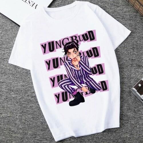 Hip-hop Yungblud printed T-shirt women 2021 summer short-sleeved T-shirt hip-hop casual T-shirt women clothes T-shirt Harajuku