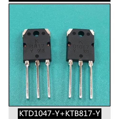 10pai 2019+ 100% brand new imported original authentic KTD1047-Y+KTB817-Y TO 247 2SB817+2SD1047 TO-247 power amplifier transisto