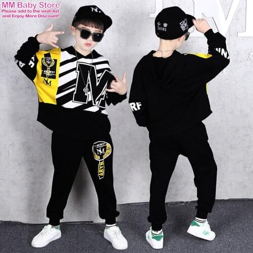 2021 Boys Clothing Set Older Children Clothing Suits For Boys Casual Suit Clothes Autumn Kids Sport Tracksuit 5-16Years