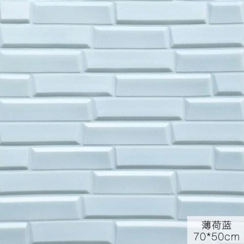 3D DIY decoration home wall sticker waterproof foam room glue sticker wallpaper art for kitchen bedroom living room decal