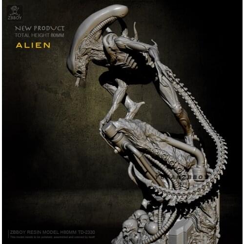 80MM Resin model kits Alien self-assembled TD-2330