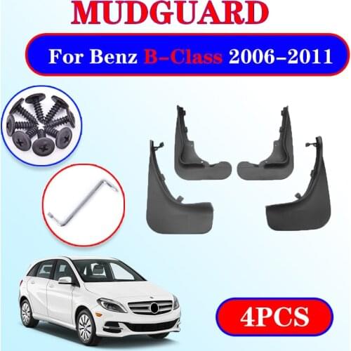 Car Mudflap for Mercedes Benz B Class B-Class W245 2006~2011 Fender Mud Guard Flaps Mudguards Accessories 2007 2008 2009 2010