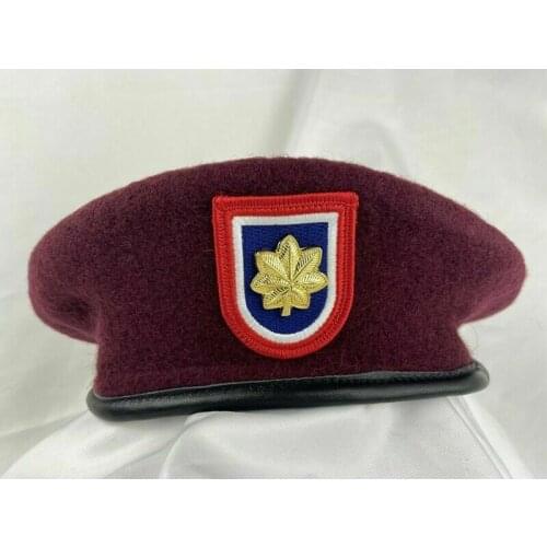 Us Army 82nd Airborne Division Red Beret Army Major Insignia Military Hat armyshop2008
