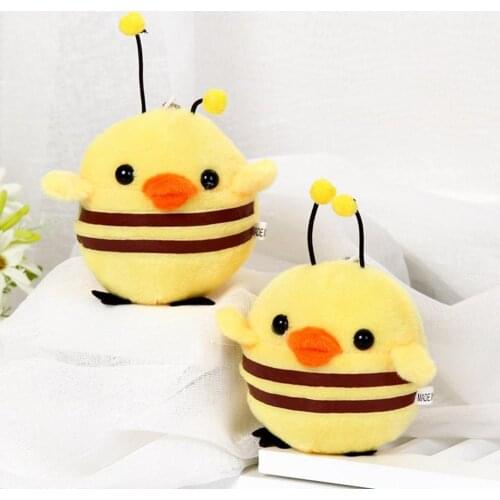 Kids PP Cotton Stuffed Toy Cute Bee Animal Soft Stuffed Plush Doll Toys For Children Birthday Gift Home Hanging Decor juguetes