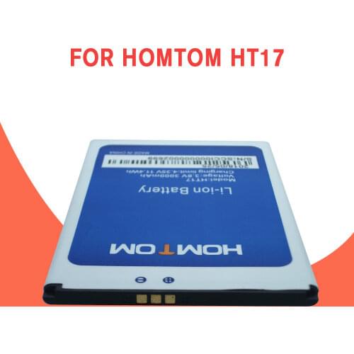 HOMTOM HT17 100% Original Batteries Replecement Large Capacity 3000mAh Back-up Battery for HOMTOM HT17 Pro Smartphone