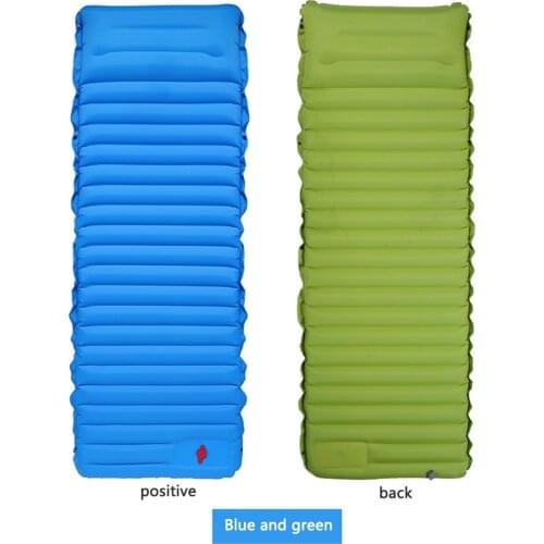 Outdoor Sleeping Pad Camping Inflatable Mattress Portable Foldable Picnic Blanket Travel Air Cushion Camping Hiking Mat Equipmen