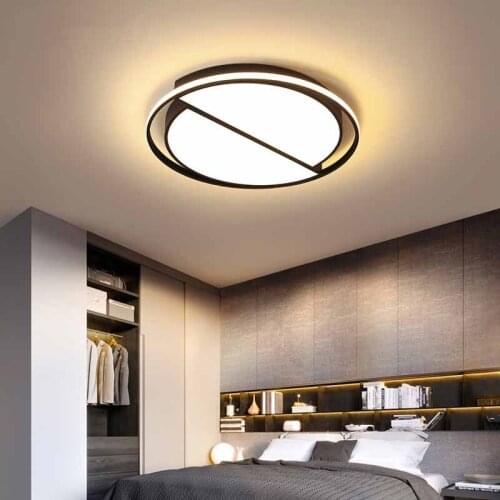 Round Ceiling lights for Bedroom Living Study Room modern room decor roofing plafond lamp Home led ceiling light Kitchen Light