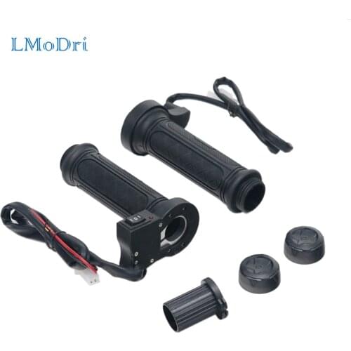 LMoDri Motorcycle Heated Grip Motocross Scooter Hot Hand Grips ATV Bike 22mm Handlebar Warmers 12V Adjustable Soft Rubber