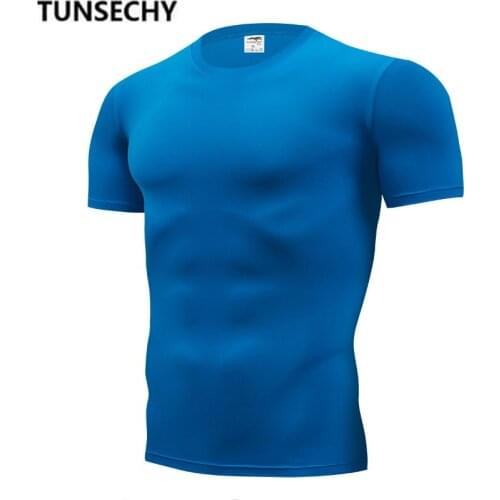 2020 summer new short-sleeved womens T-shirt polyester casual plain color simple T-shirt mens and womens sports T-shirt