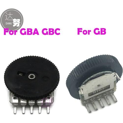 10pcs For Nintendo Gameboy DMG 001 1989 Volume Switch Repair Parts For Gameboy Color GBC GBA Motherboard