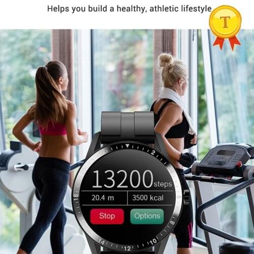 Round Full Touch Screen Smartwatch woman fitness Bluetooth Call Waterproof Heart Rate blood pressure Wristwatch Smart Watch