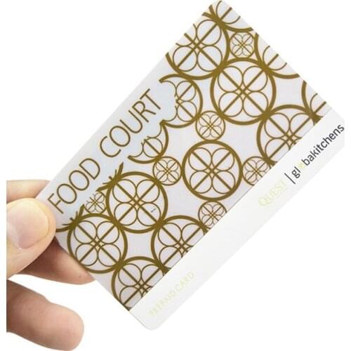 High quality CR80 plastic transparent PVC business cards clear card
