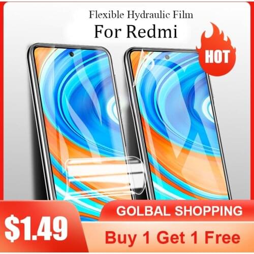 Full Cover Screen Protector For Xiaomi Redmi Note 8 8t 9 Pro Max 9s Soft Hydrogel Film For Xiaomi Mi 9T 9T Pro Protective Glass