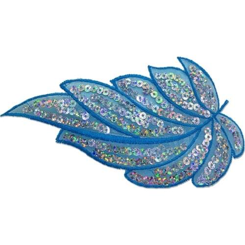 1PCS Patche Tulle Lace Fabric Embroidery Applique Sticker Collar Trim Patch For Clothes sew on patches parches para ropa LE29