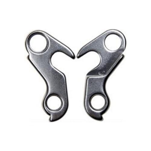 1pc Bike Gear Mech Rear Derailleur Hanger Dropouts black with Screws for Road Bike MTB silver color