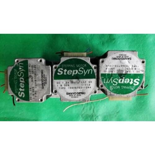 103H6703-1044 stepper motor , used in good condition . 80% appearance new , good working , free shipping