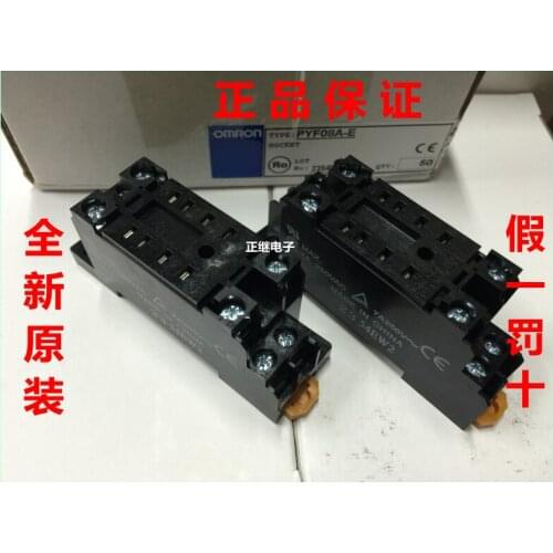 5pcs/lot PYF08A-E Relay Base New and original PYF08A-E with MY2N-GS