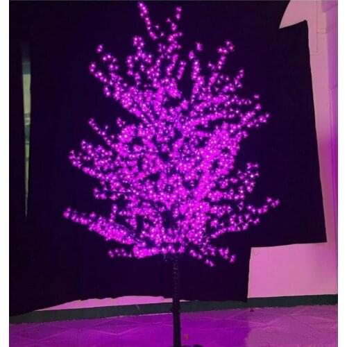 1.8M LED Crystal Cherry Blossom Tree Lights Christmas New year Luminaria Decorative Tree Lamp Landscape Outdoor Lighting