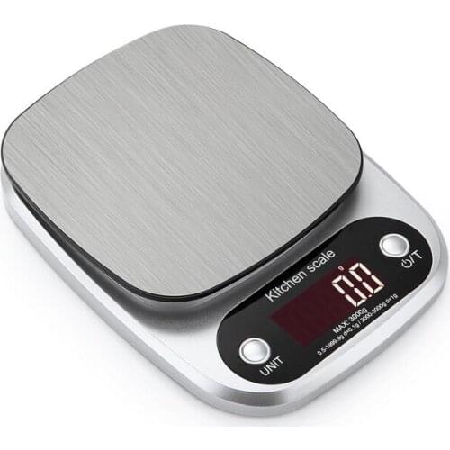 10kg/1g LCD Electronic Kitchen Scales Household Balance Cooking Measure Tool Stainless Steel Digital Weighing Food scale g OZ ML