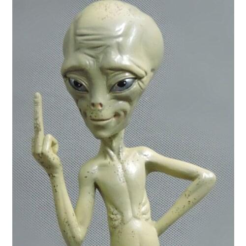 Bandai Headplay Action Toy Figures The Alien Paul ET Fashion Doll Trendy Toy Decorations Packing Ball Pvc about 16cm High Boy