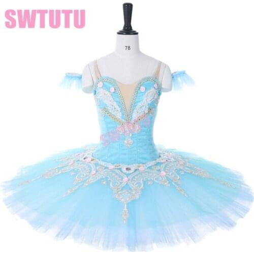 Girls ballet tutu blue,pink professonal ballet tutu for competition,classical ballet tutu blue BT9059