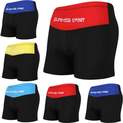 New Arrivie Swimwear Men Swimming Trunks Hot Swimsuits Boxer Shorts Flame Print Swim Suit Boys Beach Shorts Wear