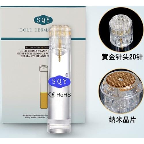 New Microneedle Automatic Gold Derma Stamp Anti-Aging for Hyaluronic Acid Skin Care Micro-roller Beauty Tools