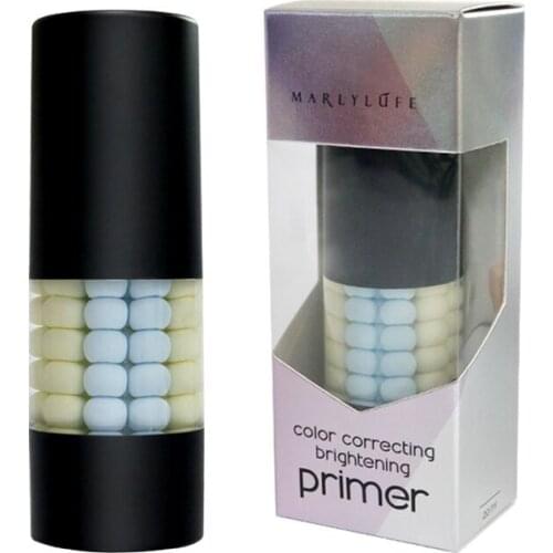 Marlylufe 2 in 1 Face Base Makeup Primer Invisible Makeup Primer Pores Disappear Face Contains Vitamin E