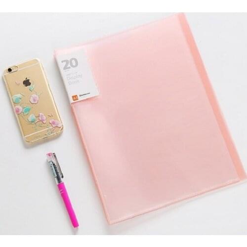 2019 Newest Plastic pp A4 insert transparent folder Data menu Music score folder
