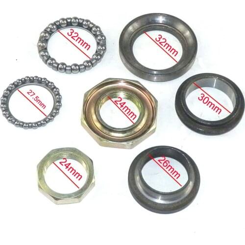 Steering Head Stem Bearings For Baron Retro Scooter Lance Vintage 150cc ZN150T-E