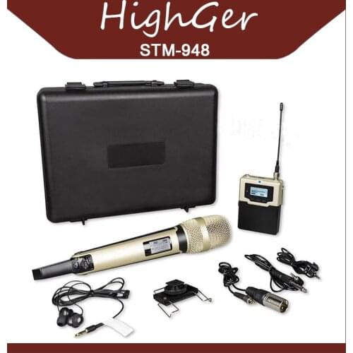 HighGer Professional Wireless Tour Guide Microphone Teaching Training Performance Visit Reception Team Camera Recording Church