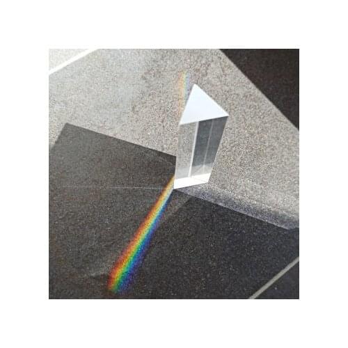 Rainbow Optical Glass Prism Triangular Precision Optical Glass Triangular Prism Rainbow Prisma Crystal Glass Mitsubishi Mirror