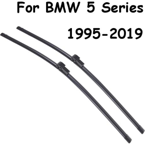 Front Wiper Blades For BMW 5 Series From 1995 1996 1997 1998 1999 2000 2001 2002 to 2019 Years Car Windshield Wipers Car styling